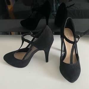 Spring Black Heels